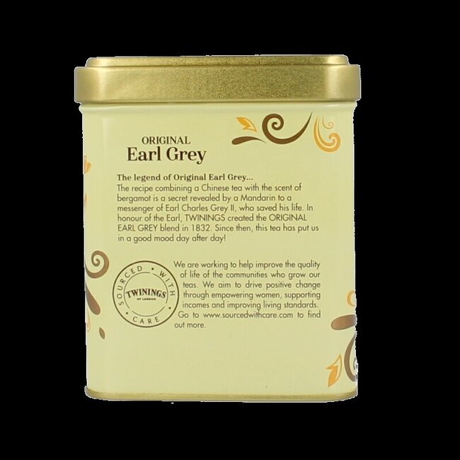 Earl grey thee blik 200 Gram