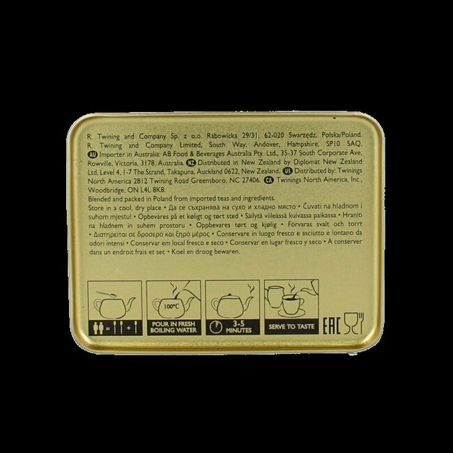 Earl grey thee blik 200 Gram