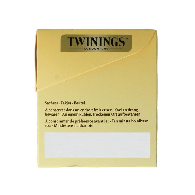 Earl Grey déca enveloppé noir 25 sachets