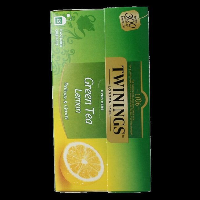 Thé vert citron 25 sachets
