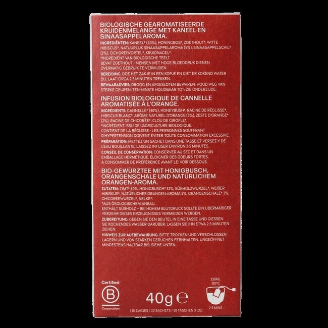 Calming spirit bio 20 Sachets