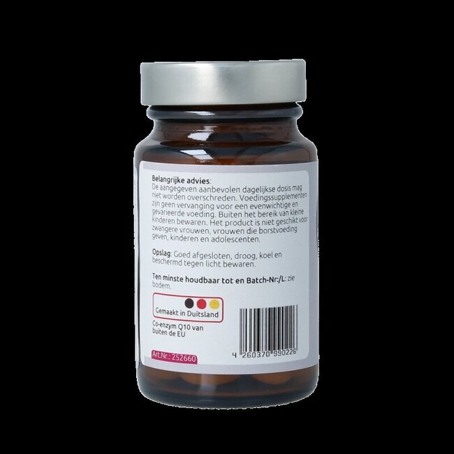 Ubiquinol kaneka actief & vegan 60 Capsules