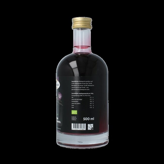 Jus de gingembre et carotte noire bio 500 Millilitres