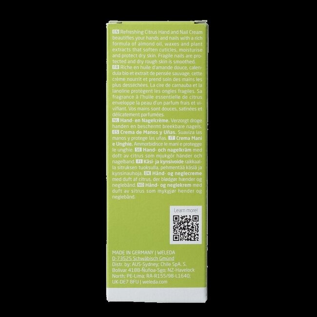 Crème mains et ongles au citron 50 ml