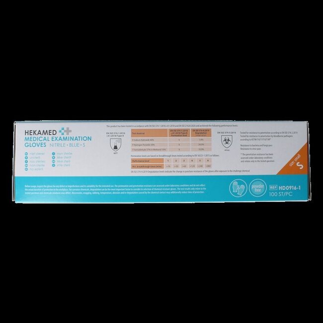 Gants en nitrile souple S 100 pièces