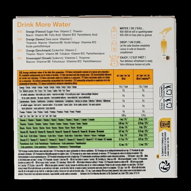 Microdrink summer orange 12 pièces