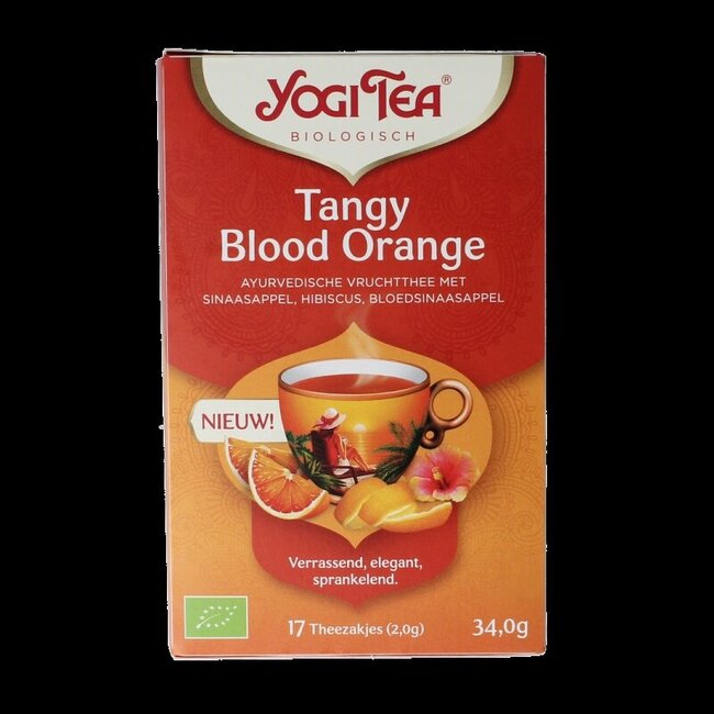 Tea tangy blood orange bio 17 Zakjes