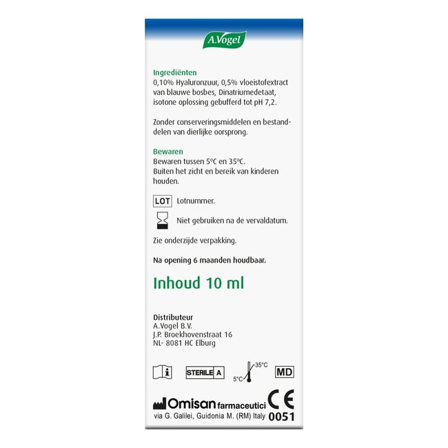 Gouttes oculaires yeux fatigués 10 ml