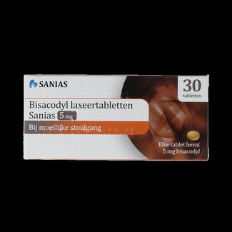 Sanias Bisacodyl 5 mg 30 comprimés