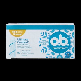 OB Tampons ProComfort Normal 16 pièces