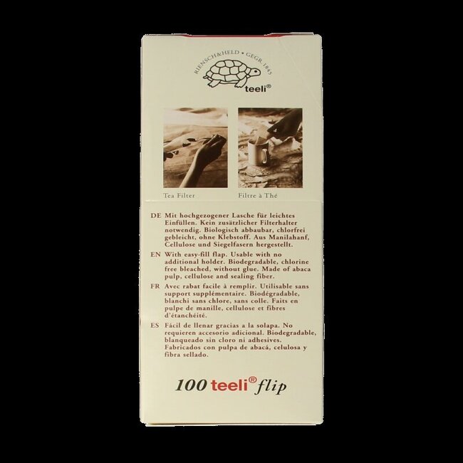 Theefilters XS 100 Stuks