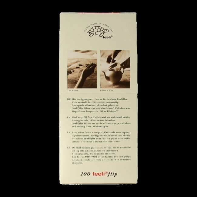 Filtres à thé L 100 pièces