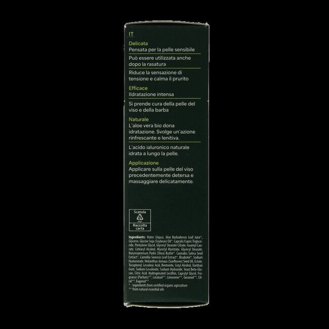 Crème hydratante bio Men Sensitiv 50 ml