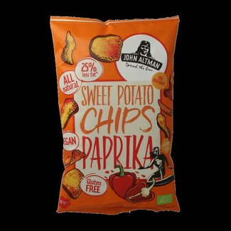 John Altman Chips de patate douce paprika bio 90 Grammes