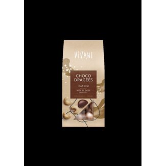 Vivani Dragées au chocolat cajou bio 75 grammes
