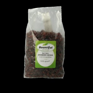 Bountiful Cranberries gezoet met appeldiksap 1 Kilogram