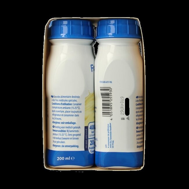 2Kcal drink vanille 200ml 4 Stuks