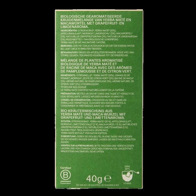 Mindful Clarity Bio 20 sachets