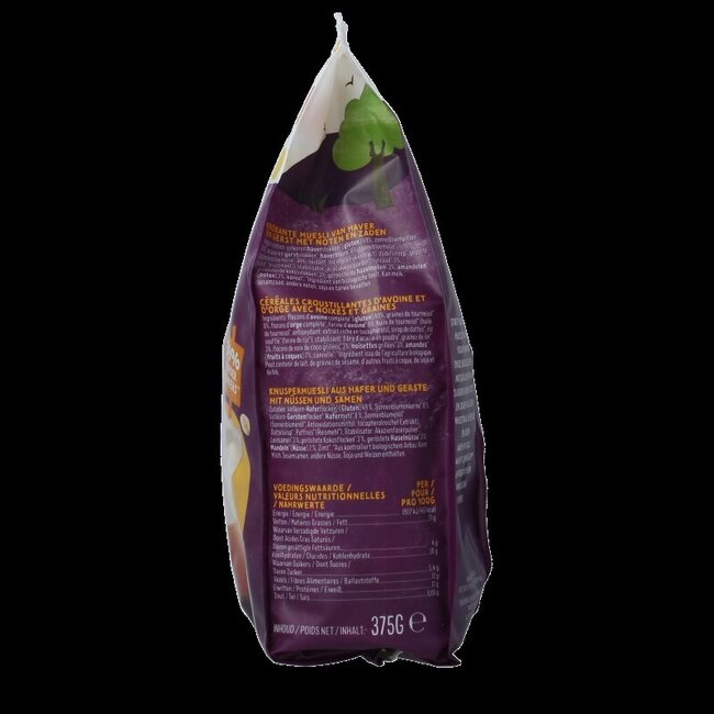Muesli croustillant noix et graines bio 375 g