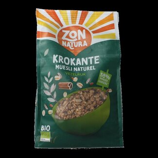 Zonnatura Muesli croustillant nature bio 375 g