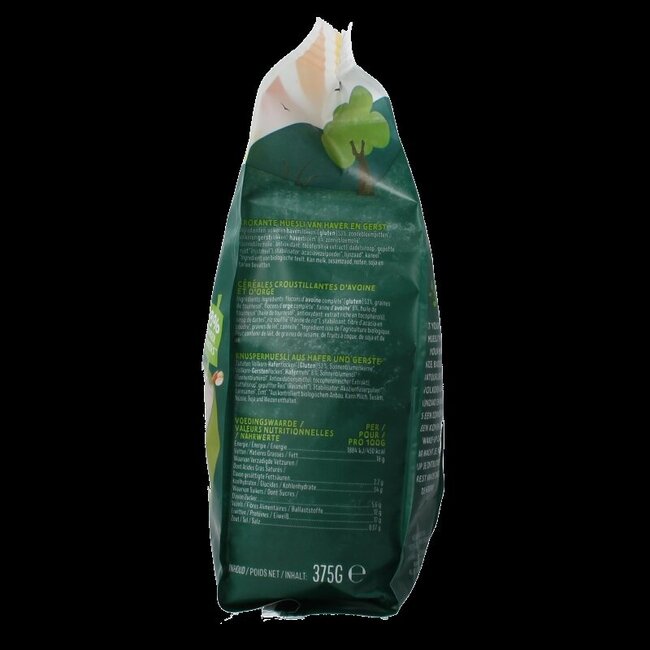 Krokante muesli naturel bio 375 Gram