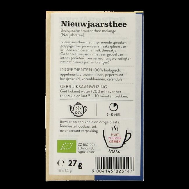 Thé du Nouvel An bio 18 sachets