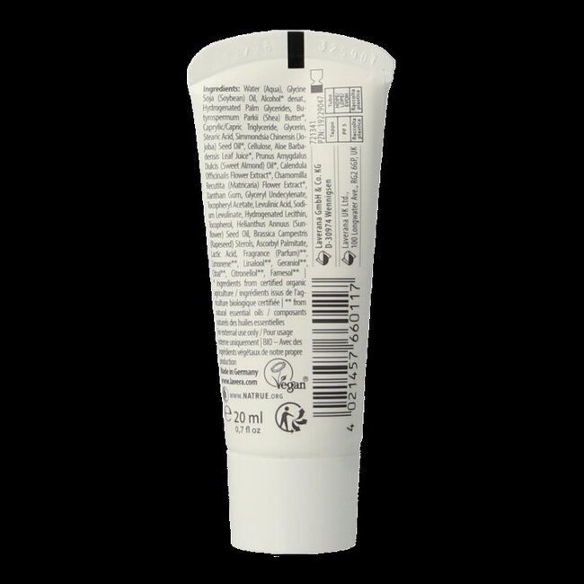 Crème mains Basis Sensitiv mini bio 20 ml