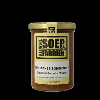 Kleinstesoepfabriek Italiaanse bonensoep bio 400 Milliliter