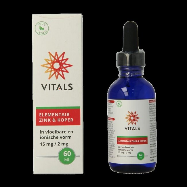 Zinc et Cuivre Élémentaires 60 ml