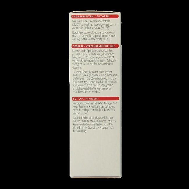 Zinc et Cuivre Élémentaires 60 ml