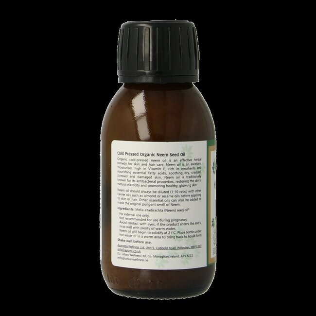 Neem oil cold organic cold pressed 100 Milliliter
