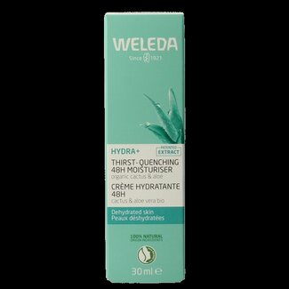 Weleda Crème visage hydratante Hydra+ 48h 30 millilitres
