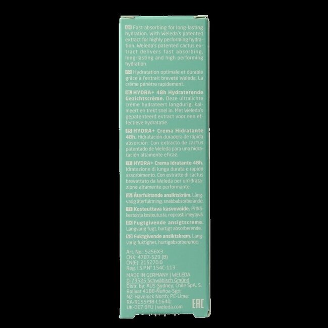 Crème visage hydratante Hydra+ 48h 30 millilitres