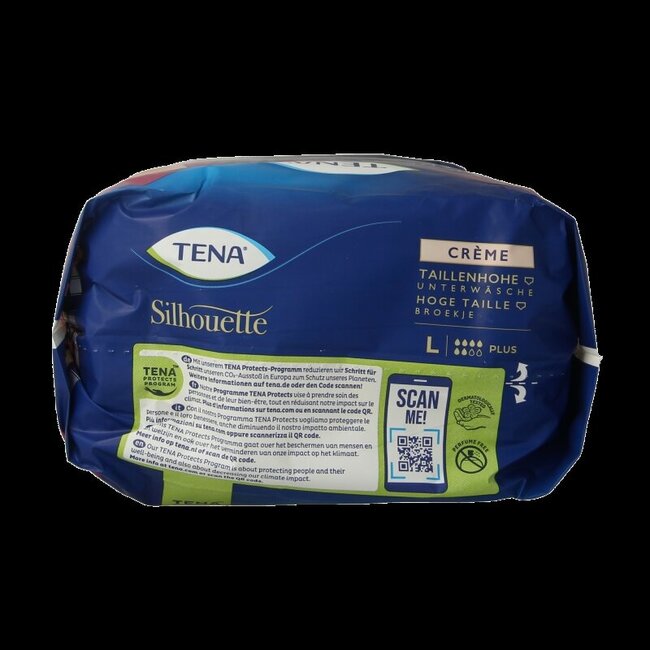 TENA Silhouette Plus High Waist Crème Large 8 pièces