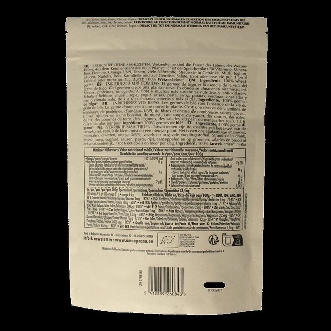 Germes de blé crus 200 g