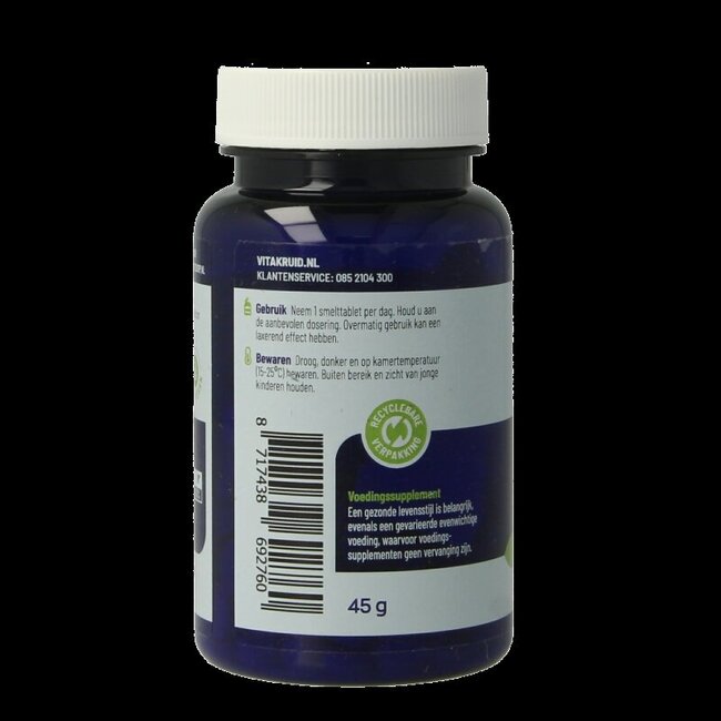 B12 1000 mcg Actief Methylcobalamine 180 Smelttabletten