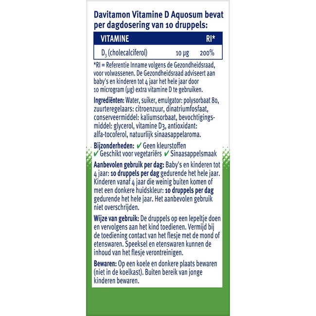 Vitamine D aquosum 25 ml
