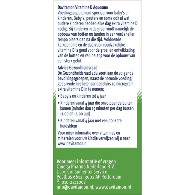 Vitamine D aquosum 25 ml