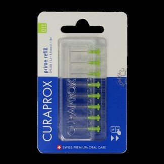 Curaprox Recharge brossettes interdentaires PS 11 vert clair 5 mm 8 pièces