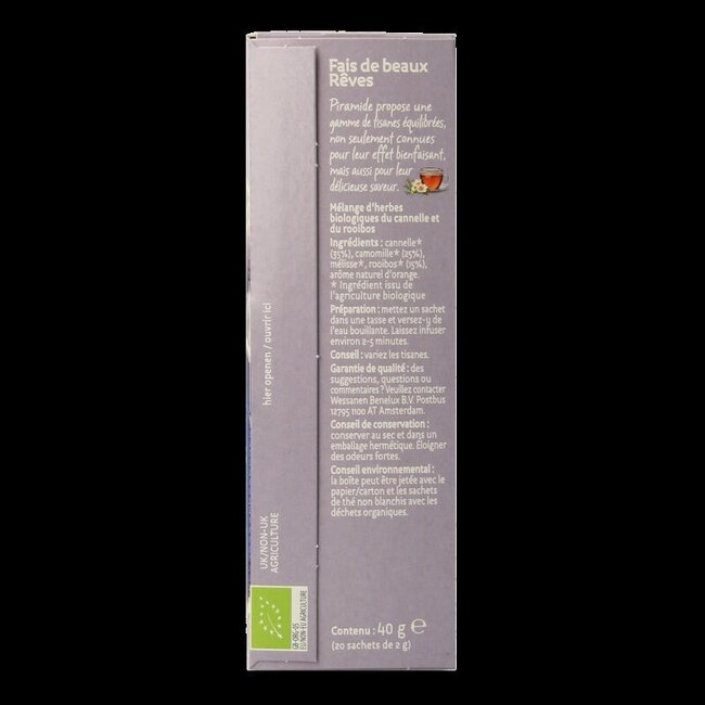 Infusion bio Rêves Doux 20 sachets