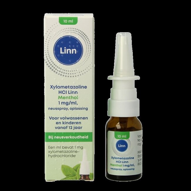 Spray nasal xylométazoline/menthol 1 mg 10 ml