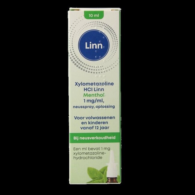 Spray nasal xylométazoline/menthol 1 mg 10 ml