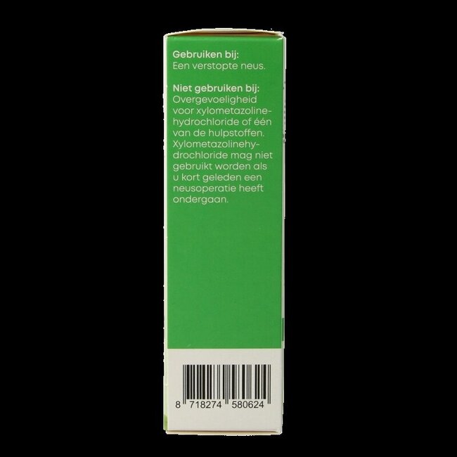Spray nasal xylométazoline/menthol 1 mg 10 ml