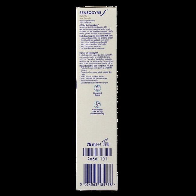 Dentifrice multicare 75 millilitres
