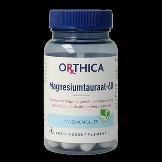 Orthica Magnesiumtauraat 60 30 Vegetarische capsules