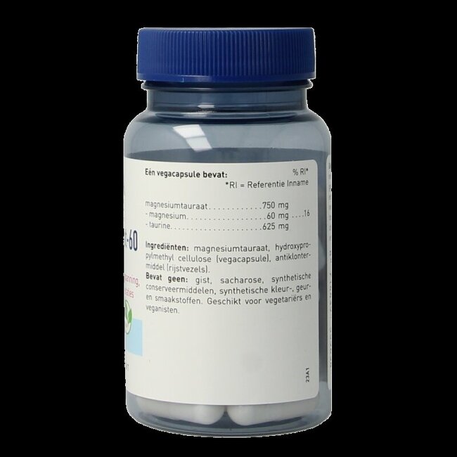 Magnesiumtauraat 60 30 Vegetarische capsules