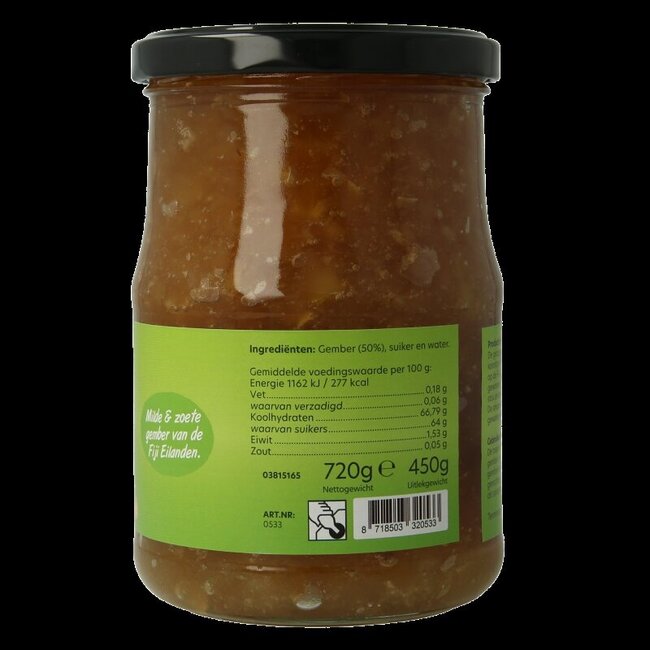 Gingembre râpé des Fidji 720 g