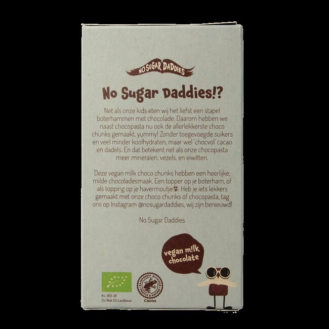 Choco chunks melk bio 180 Gram