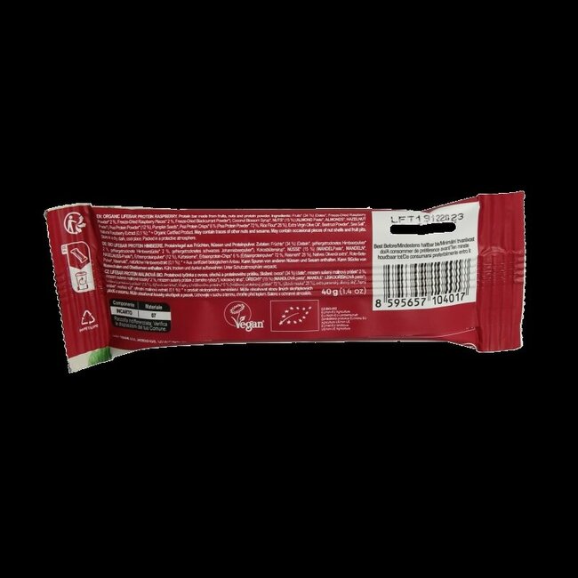 Lifebar protéine framboise bio 40 g