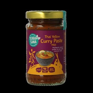 TerraSana Thaise gele curry pasta bio 120 Gram